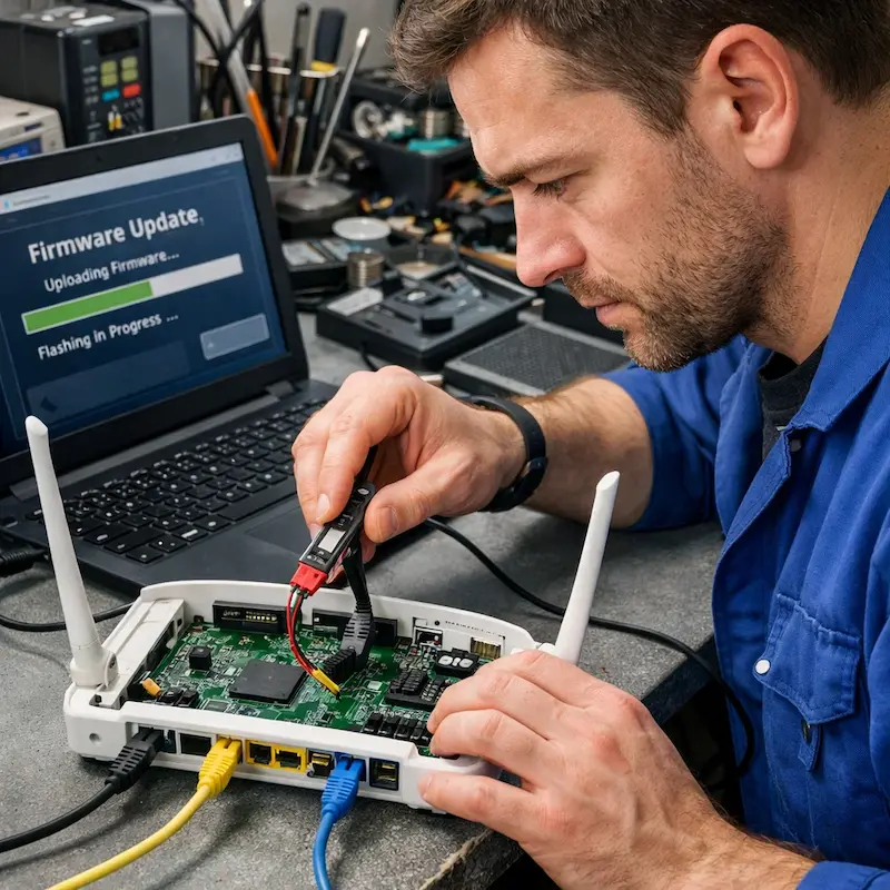 Обновление прошивки роутера в Протвино