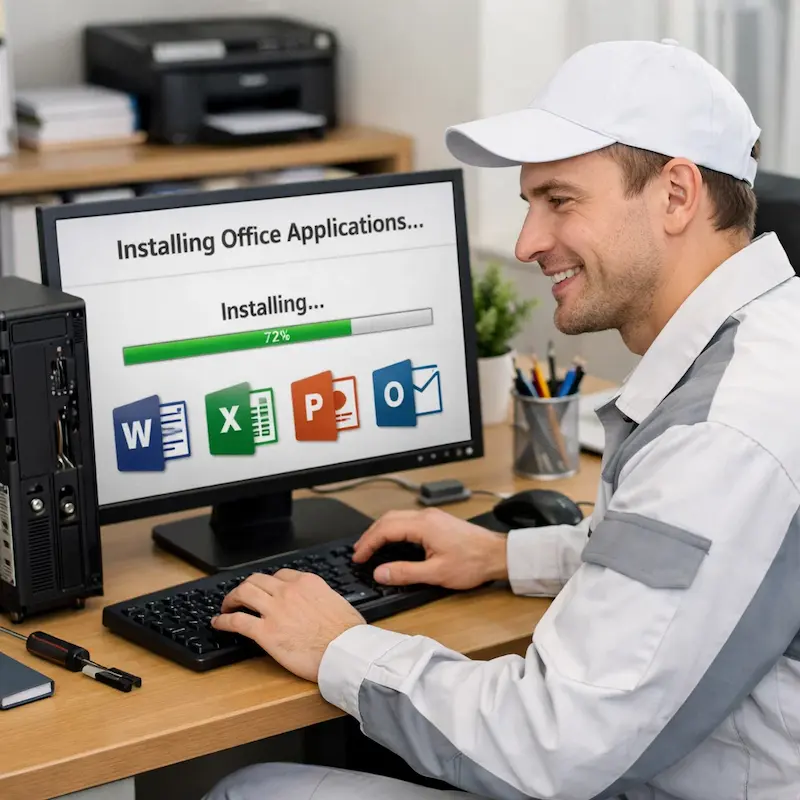 Установка и настройка программ на компьютере в Протвино