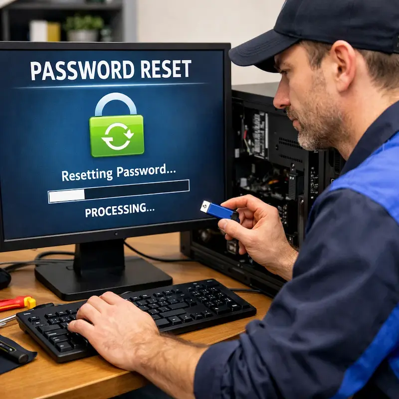 Удаление пароля на компьютере в Протвино