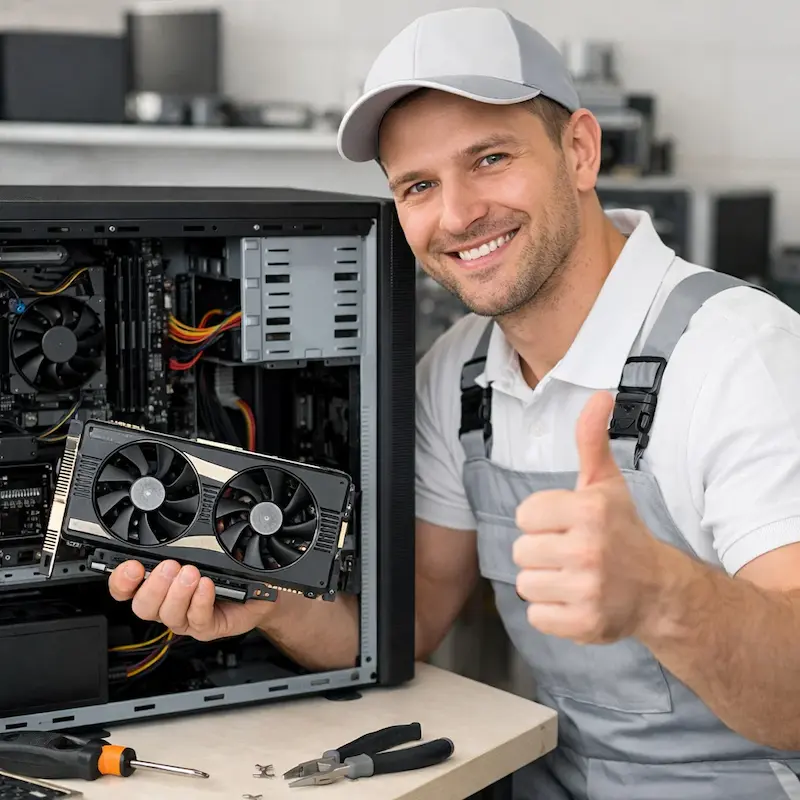 Замена видеокарты ПК в Протвино