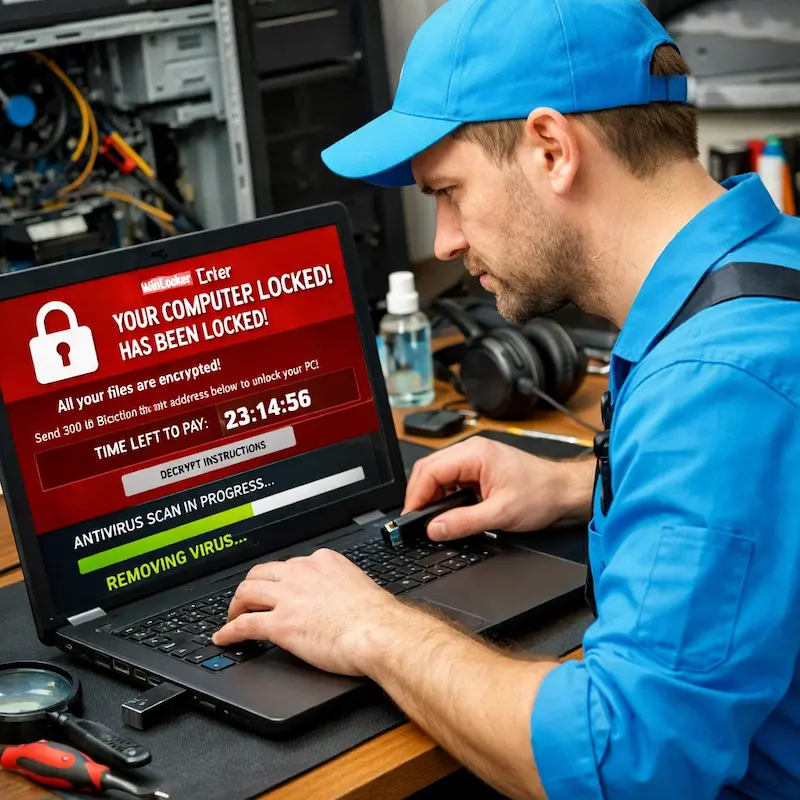 Удалить винлокер в Протвино